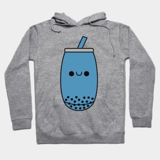 Cute Kawaii Blueberry Bubble Tea Hoodie